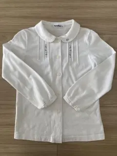 familiar 丸襟長袖ブラウス 120