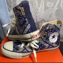 x-girl × コンバース★ハイカット スニーカー★23.5