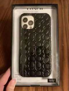★正規品★ COACH iPhone 12 Pro Max ケース ブラック