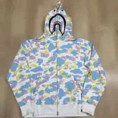 A BATHING APE マルチカモ　シャーク　パーカー