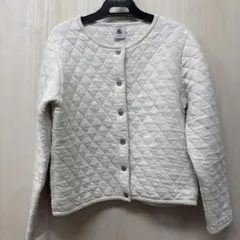 PETIT BATEAU キルティングカーディガン 8ans 128cm