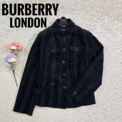 バーバリーロンドン　大きいサイズ　46 コーデュロイ　ジャケット　黒　日本製