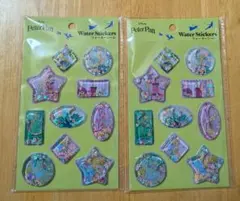 ★未使用★「ピーター・パン」ティンカーベル ウォーターシール 2セット