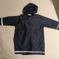 Lycka till フード付きレインコート 110cm ネイビー