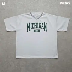 WEGO Vネック Tシャツ メッシュ Mサイズのサムネイル