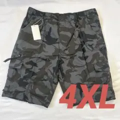 4XL メンズ カーゴパンツ ハーフパンツ 迷彩 大きいサイズ