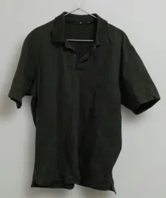 (即購入可)ユニクロ　ダークグリーン ポロシャツ Lサイズ