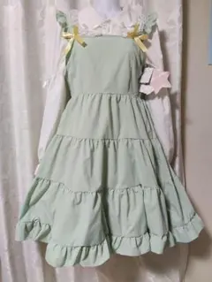 しまむら　星名桜子ちゃん　ワンピース　ジャンスカ　新品　ロリータのサムネイル