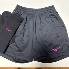 バレーボール　ミズノ　Mizuno 黒 M（女性用）パンツとソックスセット