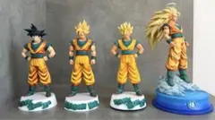 ドラゴンボール孫悟空 フィギュア4体セット 台座付き
