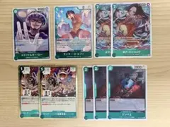 ワンピースカードゲーム 緑 デッキパーツセット　決戦の刻