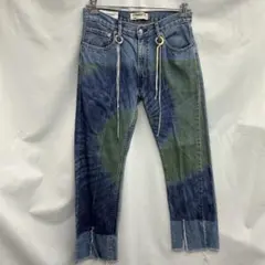 【新品】PERVERZEパーヴァーズ ダメージ加工 デニム　パンツ 新品】PERVERZEパーヴァーズ ダメージ加工 デニム パンツ - メルカリ