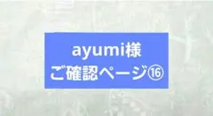 ayumi様⑯
