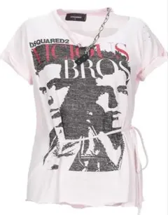 DSQUARED2（ディースクエアード） ヴィシャス・ブロス ダメージTシャツ