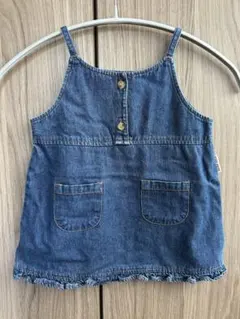 エルフィンドール　スカート　ジャンバースカート　子供服　80 デニムのサムネイル