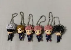 呪術廻戦 フィギュア風ストラップ 6体セット