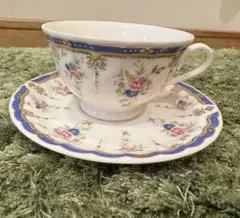 花柄ティーカップとソーサーセット