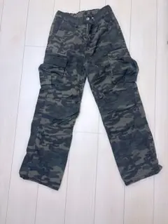迷彩 カーゴパンツ 複数ポケット
