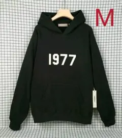 ✨人気✨22SS Essentials エッセンシャルズ パーカー 1977黒M