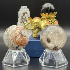 △E52 天然石 ① 自然石 置物 鑑賞石 岩石 オブジェ インテリア 台座付き 天然石　鑑賞石　翡翠石　緑石　原石　置物　重さ約3.33㎏　時代箱　VR7040