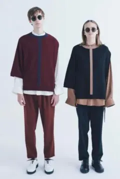 ヒ*ア様 CULLNI アシンメトリーニットのサムネイル