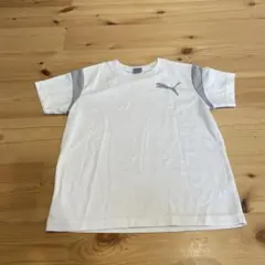 PUMA ホワイト Tシャツ 150 スポーツ　ウェア