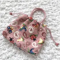 極美品♡フェイラー　ハイジ　巾着バッグ　ベージュ♡入手困難品 ハイジ 巾着 HE-166021（銀座・WEB限定）(ベージュ): FEILER