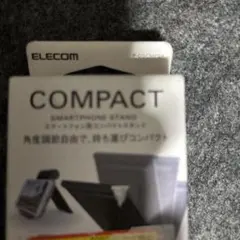 ELECOM スマートフォン用コンパクトスタンド P-DSCMPBKのサムネイル