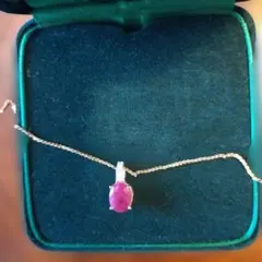 k182 ルビー ネックレストップ