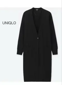 【UNIQLO】UVカットドルマンスリーブロングカーディガン（長袖） 黒