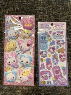 もーっともっちりシール　ハッピーマーチ　平成はっぴーフォン　2点セット