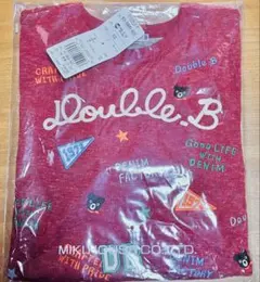 DOUBLE.B 赤 トレーナー サイズ140