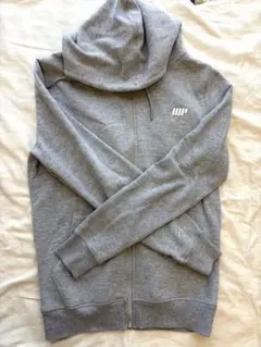 myprotein グレー フード付き トレーニングパーカー