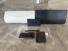 blue elephant ブルーエレファント　メガネケース ホワイト ブラックのサムネイル