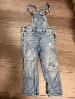 オーバーオール　ハート　90センチくらい？