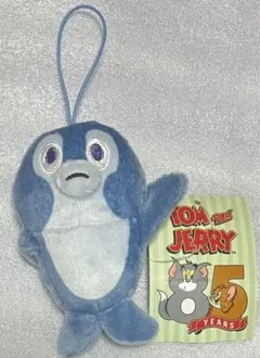 トムとジェリー　可愛い逃亡者マスコット　ぬいぐるみ　さかな