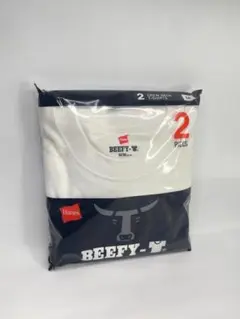 0040 BEEFY-T 綿100% ヘビーウェイトT 白 Mサイズ 2枚セット