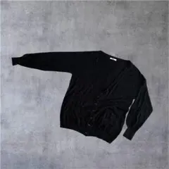 MURLA 黒　長袖　カーディガン　前あき　フリーサイズのサムネイル