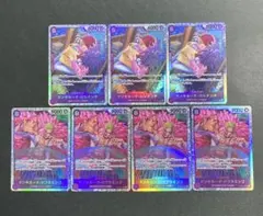 ドンキホーテ・ドフラミンゴ SR 4枚　ドンキホーテ・ロシナンテ SR 3枚