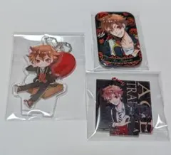 エース・トラッポラ 缶バッチ アクリルキーホルダー アクリルスタンド