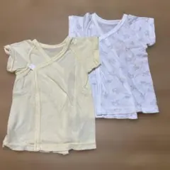 メッシュ素材 短肌着2点セット