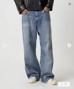 〈H BEAUTY&YOUTH〉デニムフレア 5P パンツ 3 Mサイズ