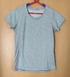 【美品】 アシックスランニングウェア　ドライ半袖シャツ レディース　グレー　L