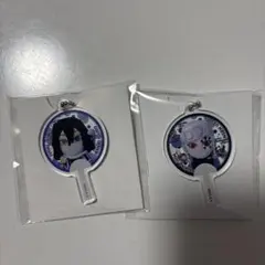 鬼滅の刃 アクリルキーホルダー みに隊士　宇髄天元　伊黒小芭内　2点セット