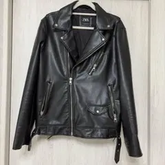 ザラ　ZARA メンズ　ライダース ジャケット