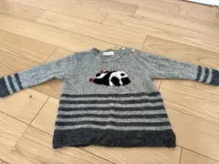 House of Harlow パンダ刺繍ニットセーター