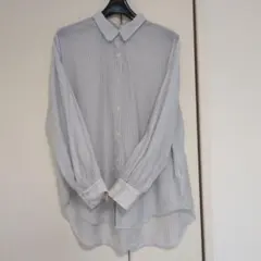 グローバルワークストライプ 長袖シャツ