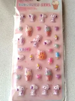 スヌーピー ぷくぷくシール