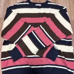 FREAK'S STORE ストライプニット 長袖 F