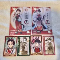 【出品本日まで】鬼滅の刃 午年 フォトカード 特典竈門炭治郎 栗花落カナヲ